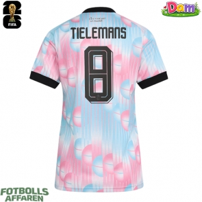 Belgien Youri Tielemans #8 Bortatröja Kvinnor VM 2026 Kortärmad